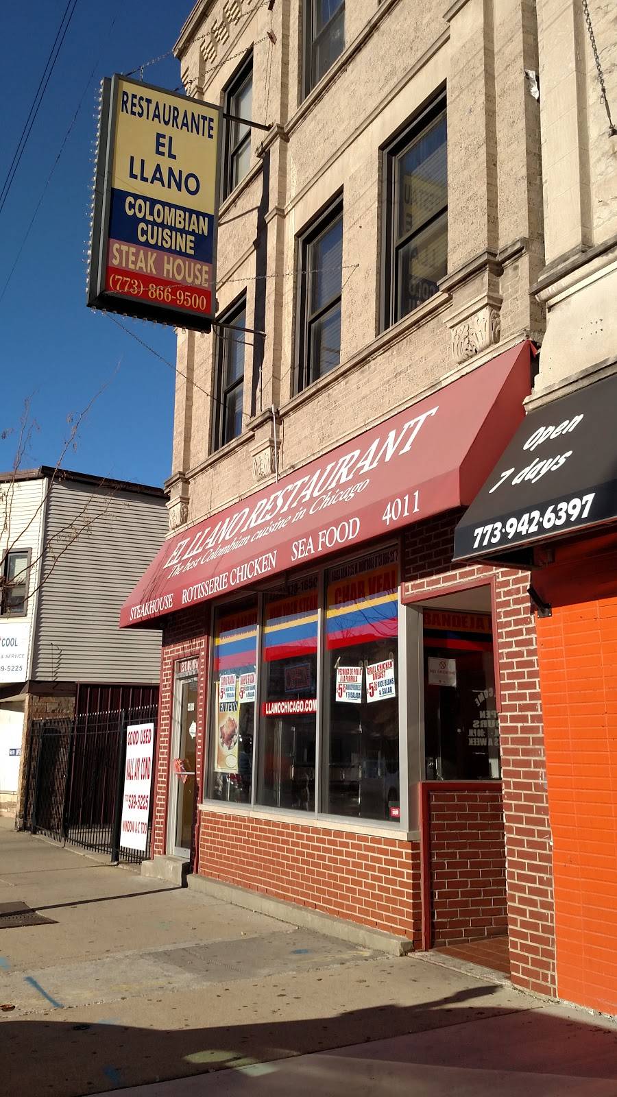 El Llano Restaurant | restaurant | 4011 N Elston Ave, Chicago, IL 60618, USA | 7738669500 OR +1 773-866-9500