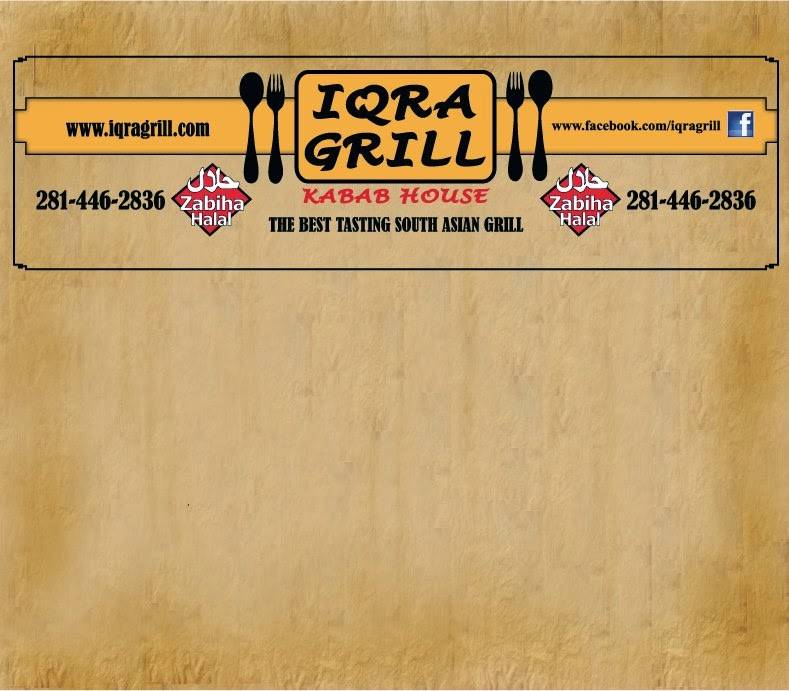 Iqra Grill | restaurant | 22570 Ford Rd, Porter, TX 77365, USA | 2813542320 OR +1 281-354-2320