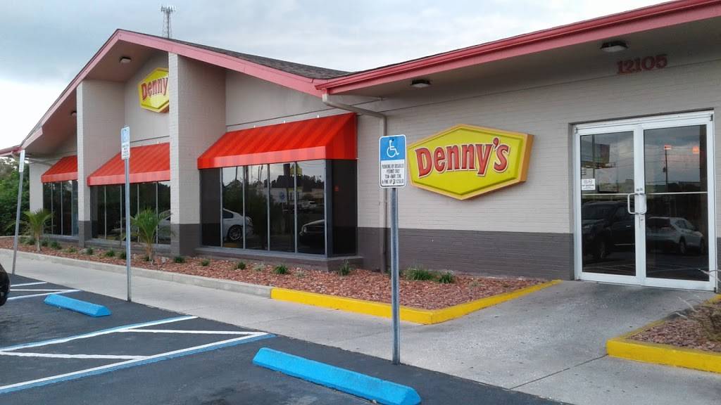 Dennys | restaurant | 12105 US-19 N, Bayonet Point, FL 34667, USA | 7278681556 OR +1 727-868-1556