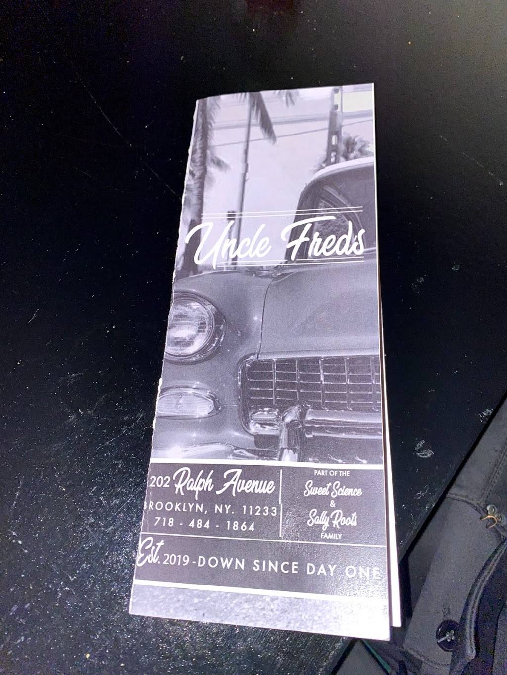 Uncle Fred’s | restaurant | 202 Ralph Ave, Brooklyn, NY 11233, USA | 7184841864 OR +1 718-484-1864
