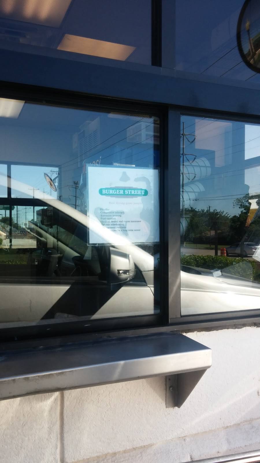 Burger Street | restaurant | 6440 Rufe Snow Dr, Fort Worth, TX 76148, USA | 8175031805 OR +1 817-503-1805
