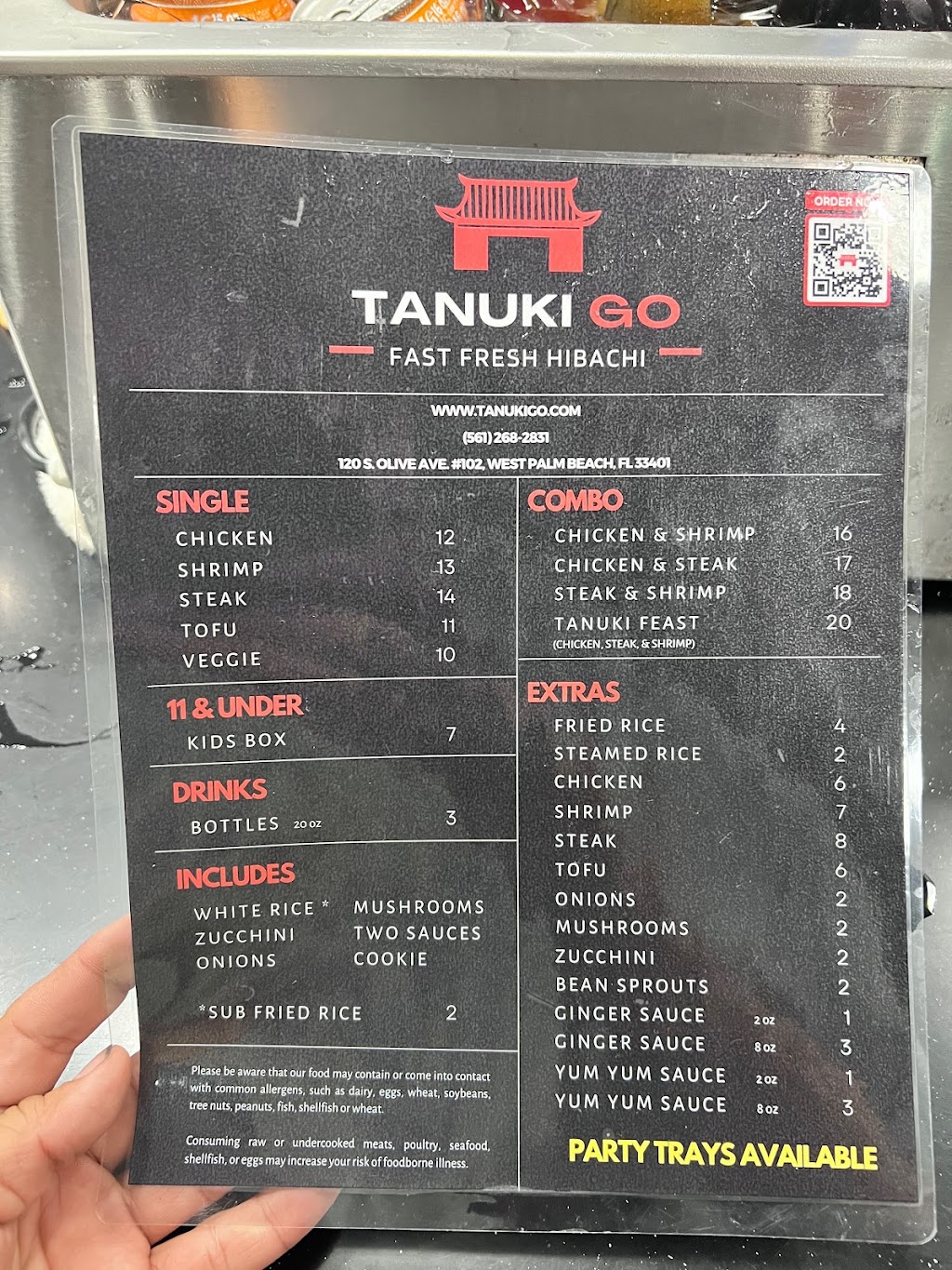 TanukiGO | restaurant | 120 S Olive Ave #102, West Palm Beach, FL 33401, USA | 5612682831 OR +1 561-268-2831