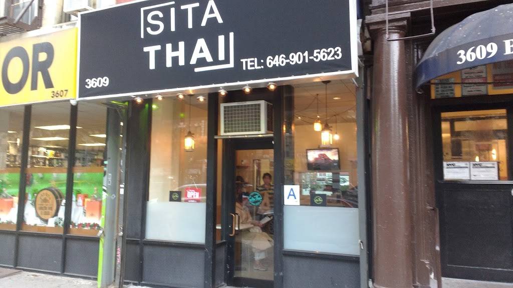 Sita Thai | restaurant | 3609 Broadway, New York, NY 10031, USA | 6469015623 OR +1 646-901-5623