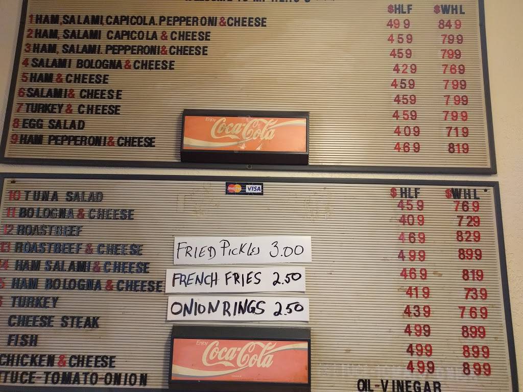 My Heroes Sub Shop | meal takeaway | 343 Brighton Ave, Rochester, PA 15074, USA | 7247284881 OR +1 724-728-4881