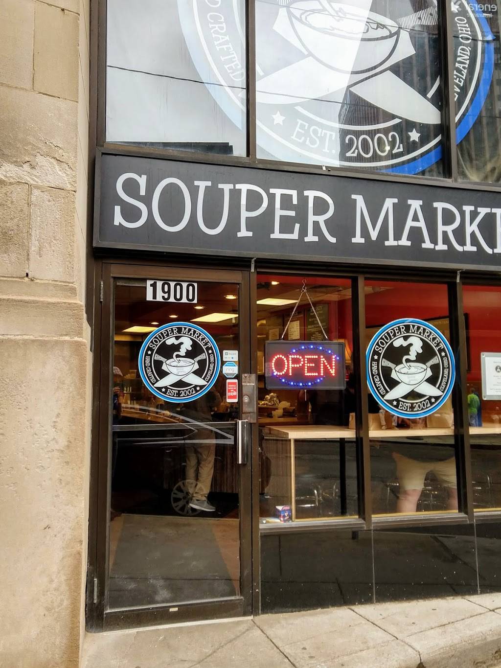 Souper Market | restaurant | 1900 E 6th St, Cleveland, OH 44114, USA | 2167955500 OR +1 216-795-5500