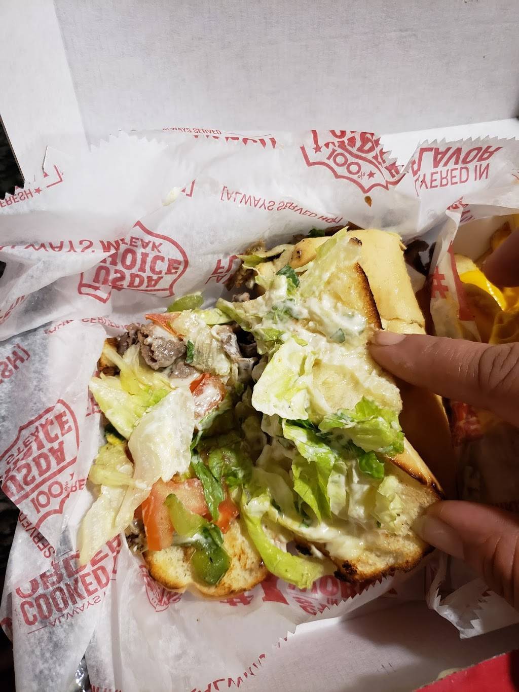 Charleys Philly Steaks | restaurant | 2100 Hamilton Pl Blvd Ste 309, Chattanooga, TN 37421, USA | 4238940454 OR +1 423-894-0454