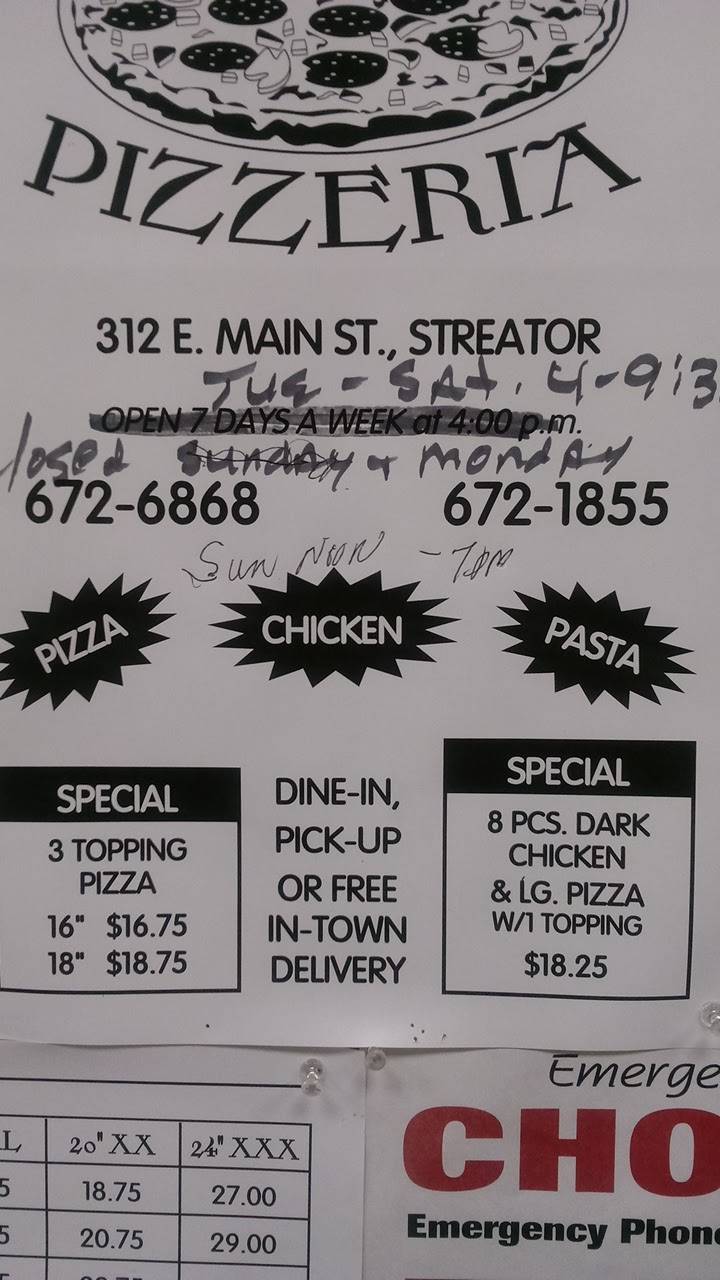 Toppings Pizzeria | restaurant | 312 E Main St, Streator, IL 61364, USA | 8156726868 OR +1 815-672-6868