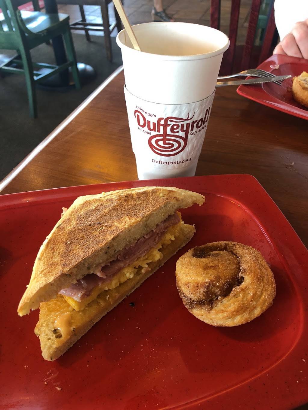Duffeyroll Cafe Bakery | bakery | 4994 E Hampden Ave, Denver, CO 80222, USA | 3037539177 OR +1 303-753-9177