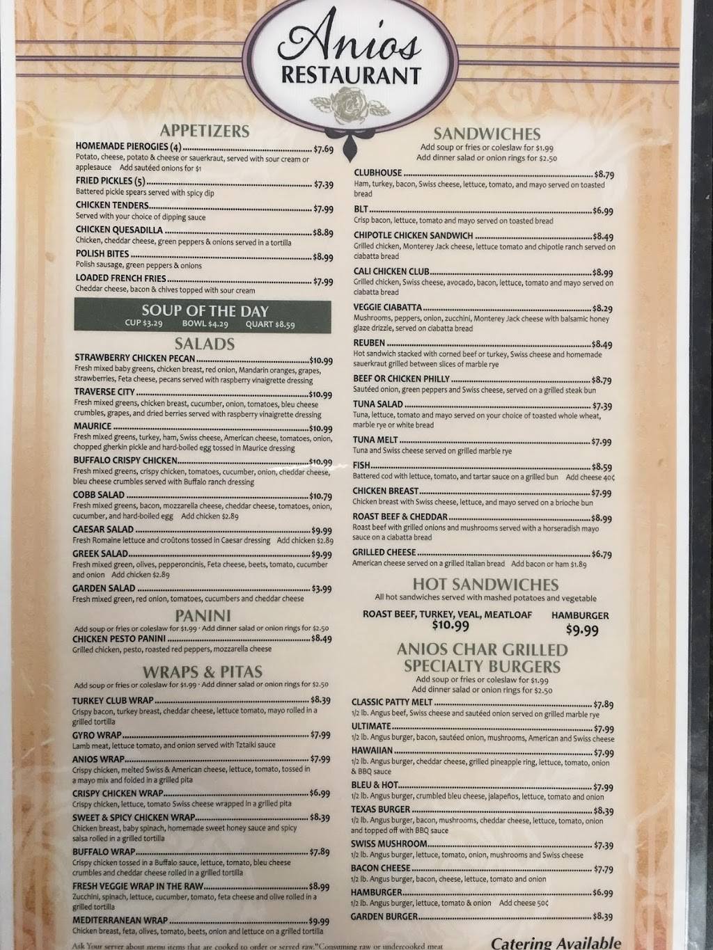 Anios Restaurant | restaurant | 66603 Van Dyke, Washington, MI 48095, USA | 5867853952 OR +1 586-785-3952