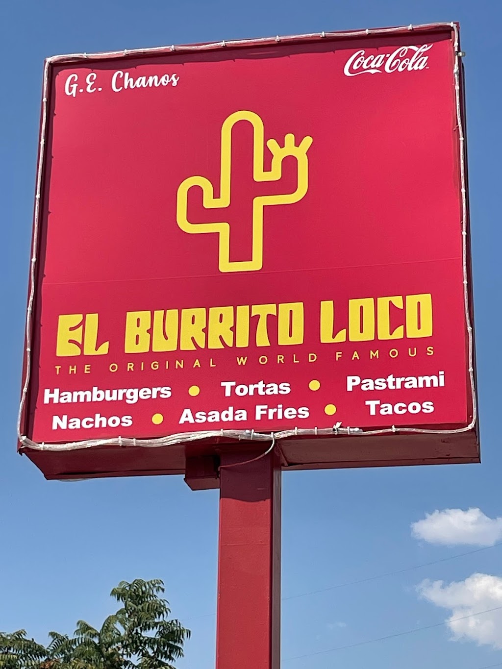 G.E. Chanos El Burrito Loco | restaurant | 2342 Del Rosa Ave N, San Bernardino, CA 92404, USA | 9094741395 OR +1 909-474-1395