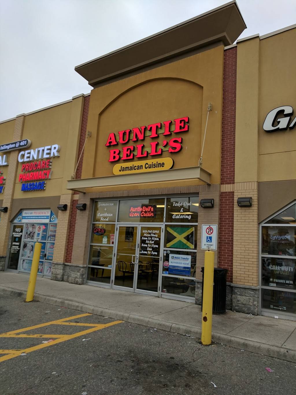 Auntie Bell’s Jamaican Cuisine | restaurant | 2257 Islington Ave, Etobicoke, ON M9W 3W6, Canada | 4167402596 OR +1 416-740-2596