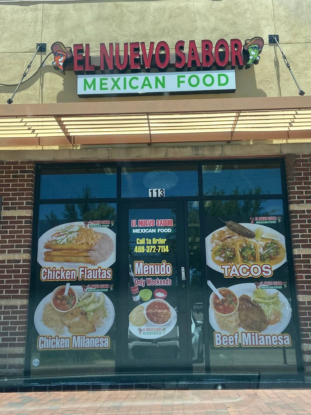 El Nuevo Sabor Mexican Food | restaurant | 113 E Pleasant Run Rd, DeSoto, TX 75115, USA | 4693727114 OR +1 469-372-7114
