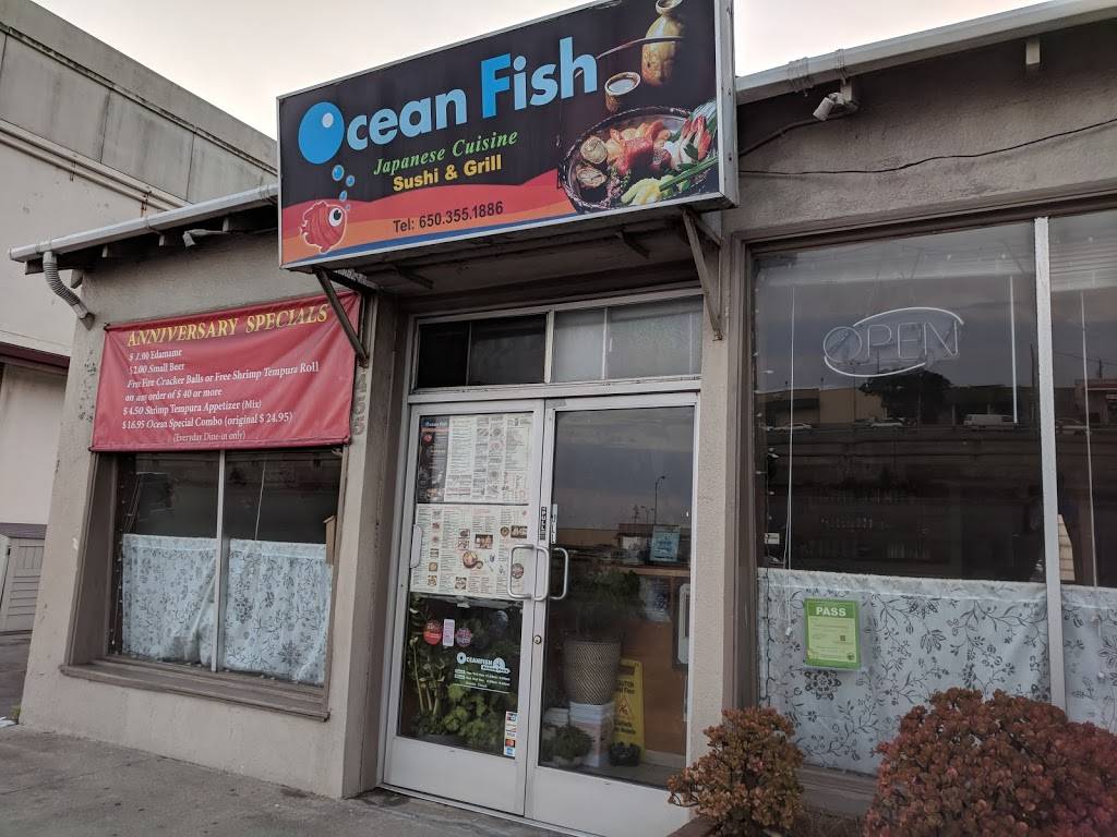 Ocean Fish Sushi & Grill | restaurant | 455 Oceana Blvd, Pacifica, CA 94044, USA | 6503551886 OR +1 650-355-1886