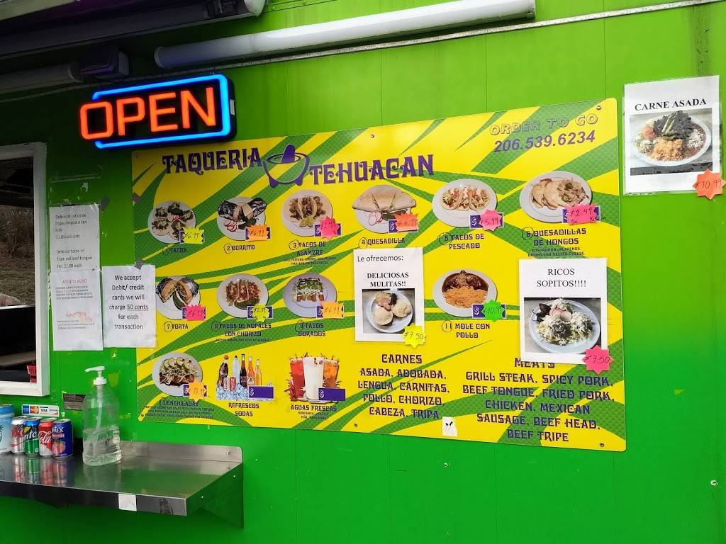 Taqueria Tehuacan | restaurant | 7219 Rainier Ave S, Seattle, WA 98118, USA | 2065396234 OR +1 206-539-6234