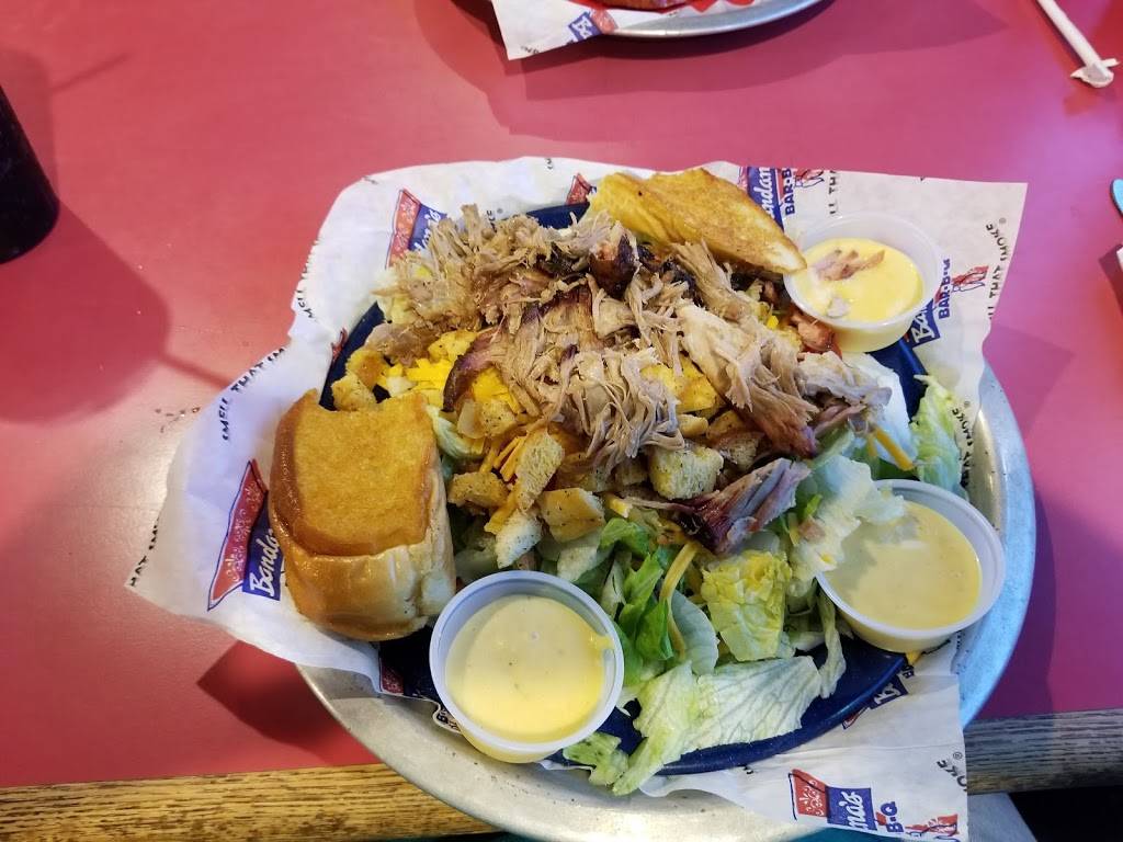 Bandanas Bar-B-Q | restaurant | 9500 Manchester Rd, St. Louis, MO 63119, USA | 3149637427 OR +1 314-963-7427