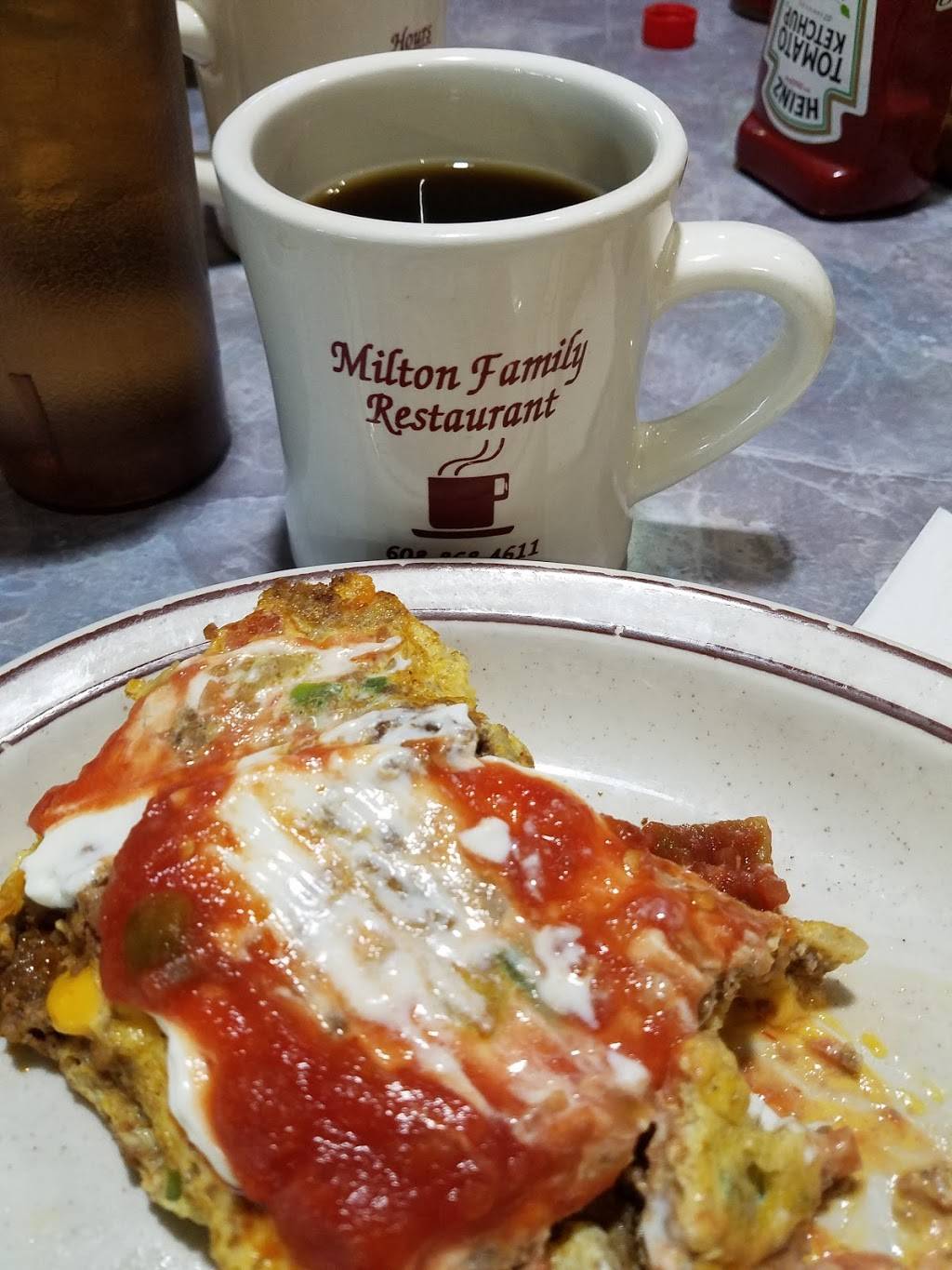Milton Family Restaurant | restaurant | 1144, 541 Vernal Ave, Milton, WI 53563, USA | 6088684611 OR +1 608-868-4611