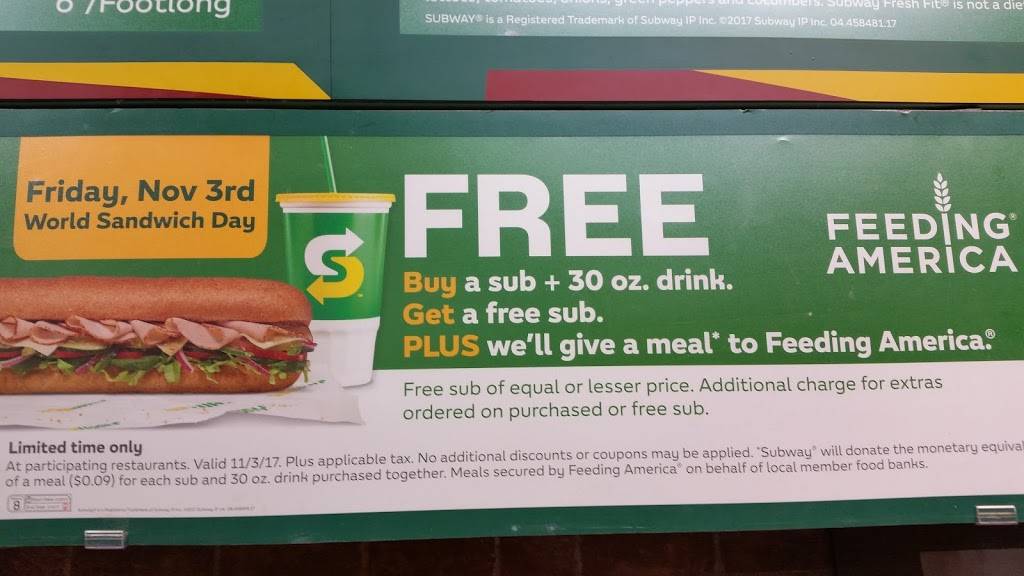 Subway | restaurant | 720 S Washington St, Bunker Hill, IL 62014, USA | 6185856880 OR +1 618-585-6880