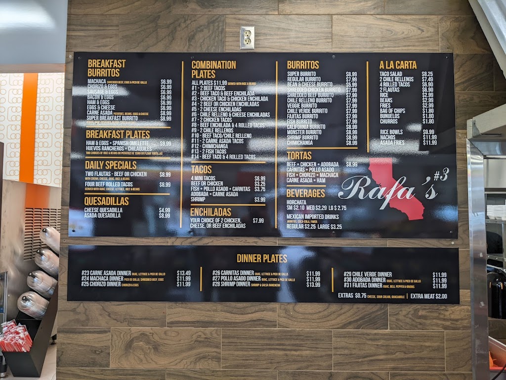Rafas Mexican Food | restaurant | 1728 Oakdale Rd, Modesto, CA 95355, USA | 2095512007 OR +1 209-551-2007