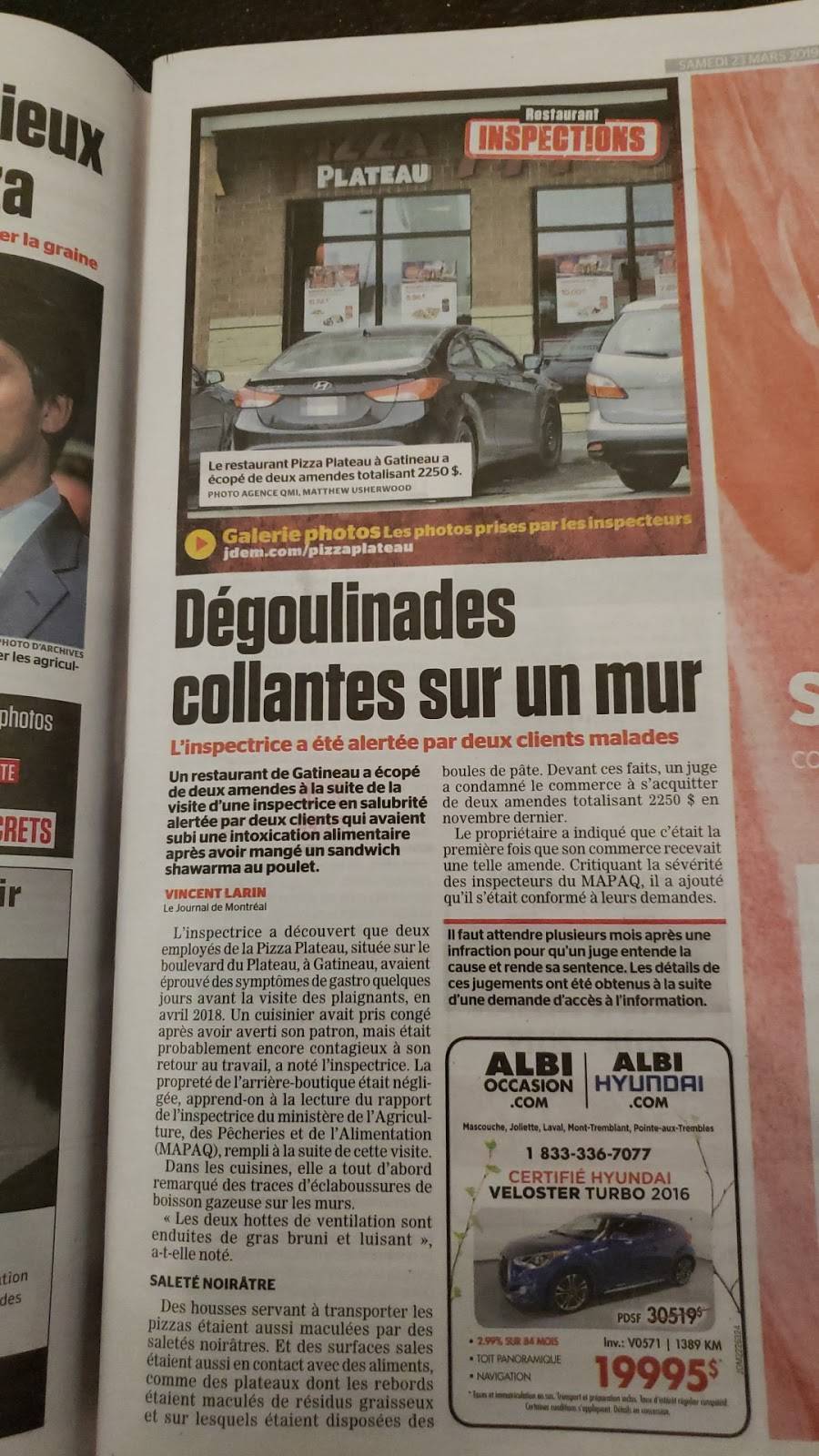 Pizza Shawarma Plateau | meal delivery | 20 Boul du Plateau, Gatineau, QC J9A 3K7, Canada | 8197770909 OR +1 819-777-0909