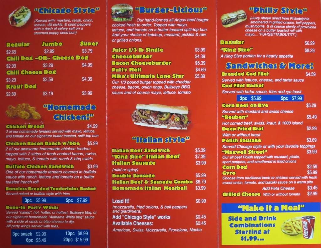 Mikes Red Hots | restaurant | 6914 N Teutonia Ave, Milwaukee, WI 53209, USA | 4142287080 OR +1 414-228-7080