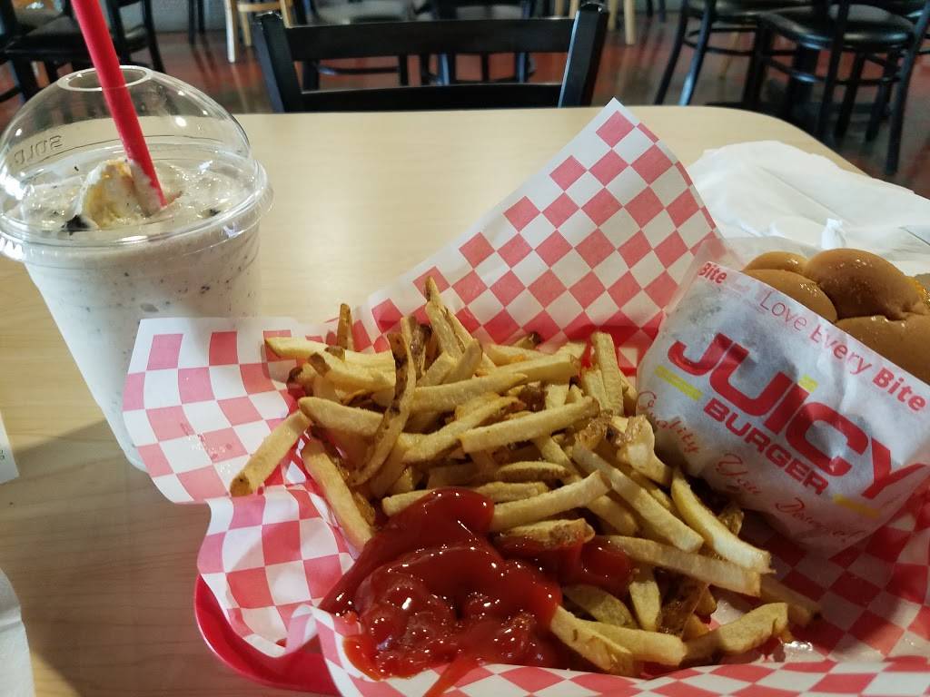 Juicy Burger | restaurant | 1201 24th St Suite D130v, Bakersfield, CA 93301, USA | 6613252222 OR +1 661-325-2222