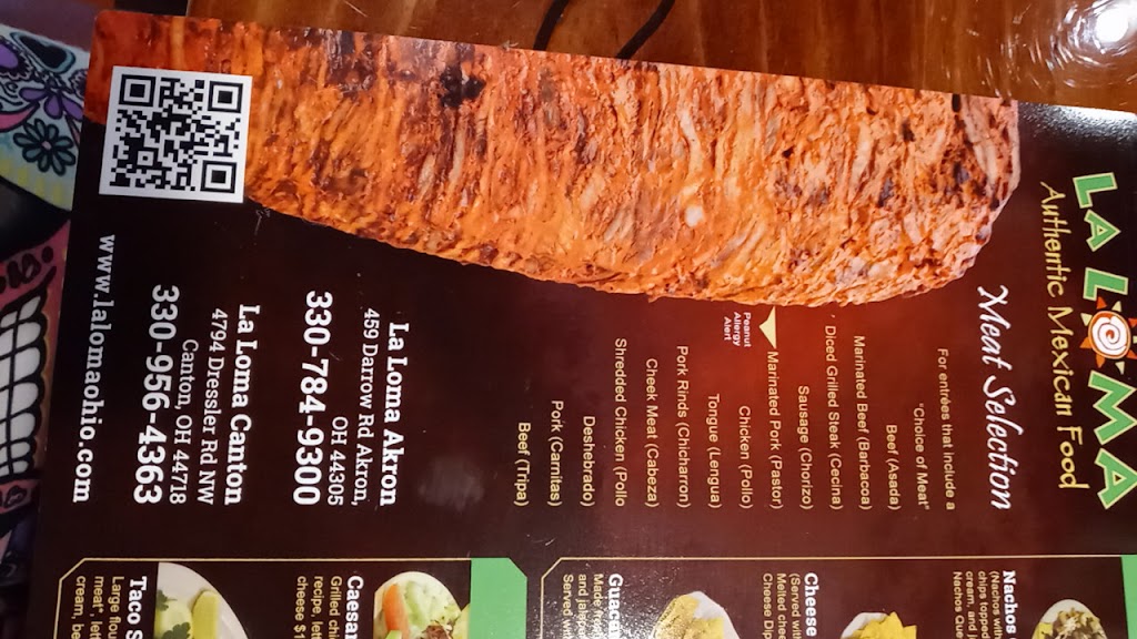 La Loma Canton | restaurant | 4794 Dressler Rd NW, Canton, OH 44718, USA | 3309564363 OR +1 330-956-4363