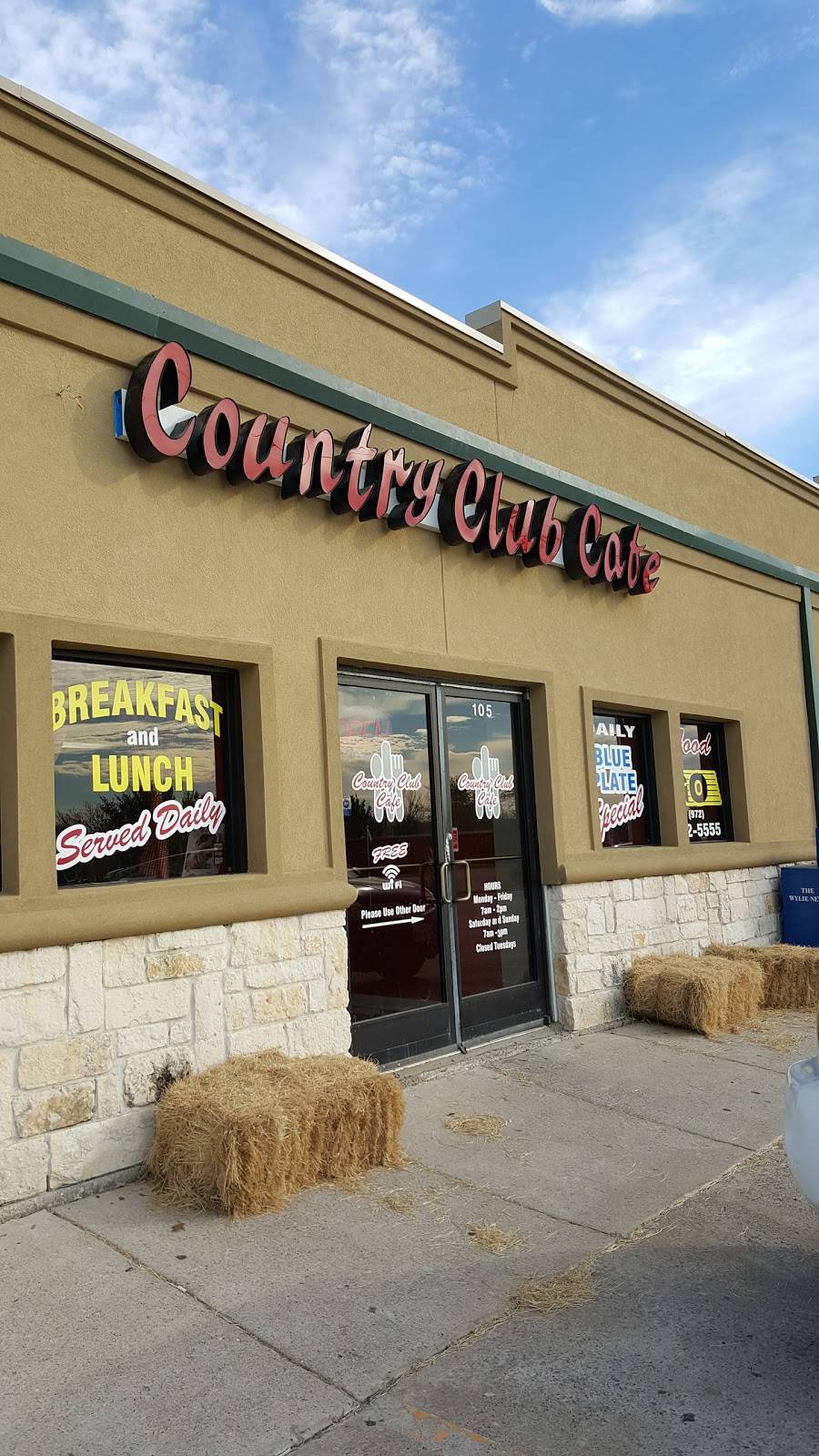 Country Club Cafe | cafe | 2260 FM1378 Suite 105, Wylie, TX 75098, USA | 9724425555 OR +1 972-442-5555