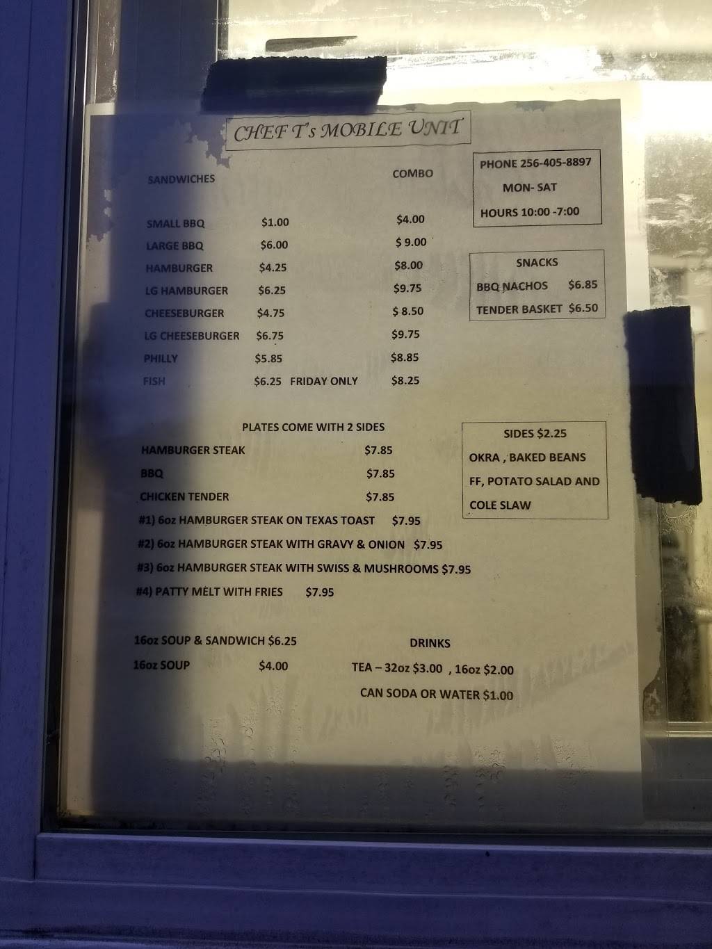 Chef Ts BBQ | restaurant | Ragland, AL 35131, USA | 2564058897 OR +1 256-405-8897