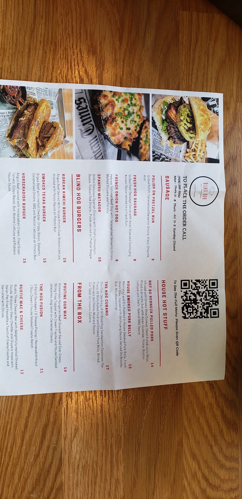 Blind Hog | meal takeaway | 11901 S 80th Ave, Palos Park, IL 60464, USA | 7085862092 OR +1 708-586-2092