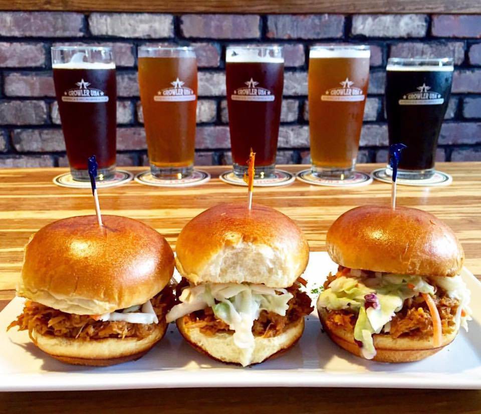 Growler USA | restaurant | 5415 E High St #101, Phoenix, AZ 85054, USA | 4804544354 OR +1 480-454-4354