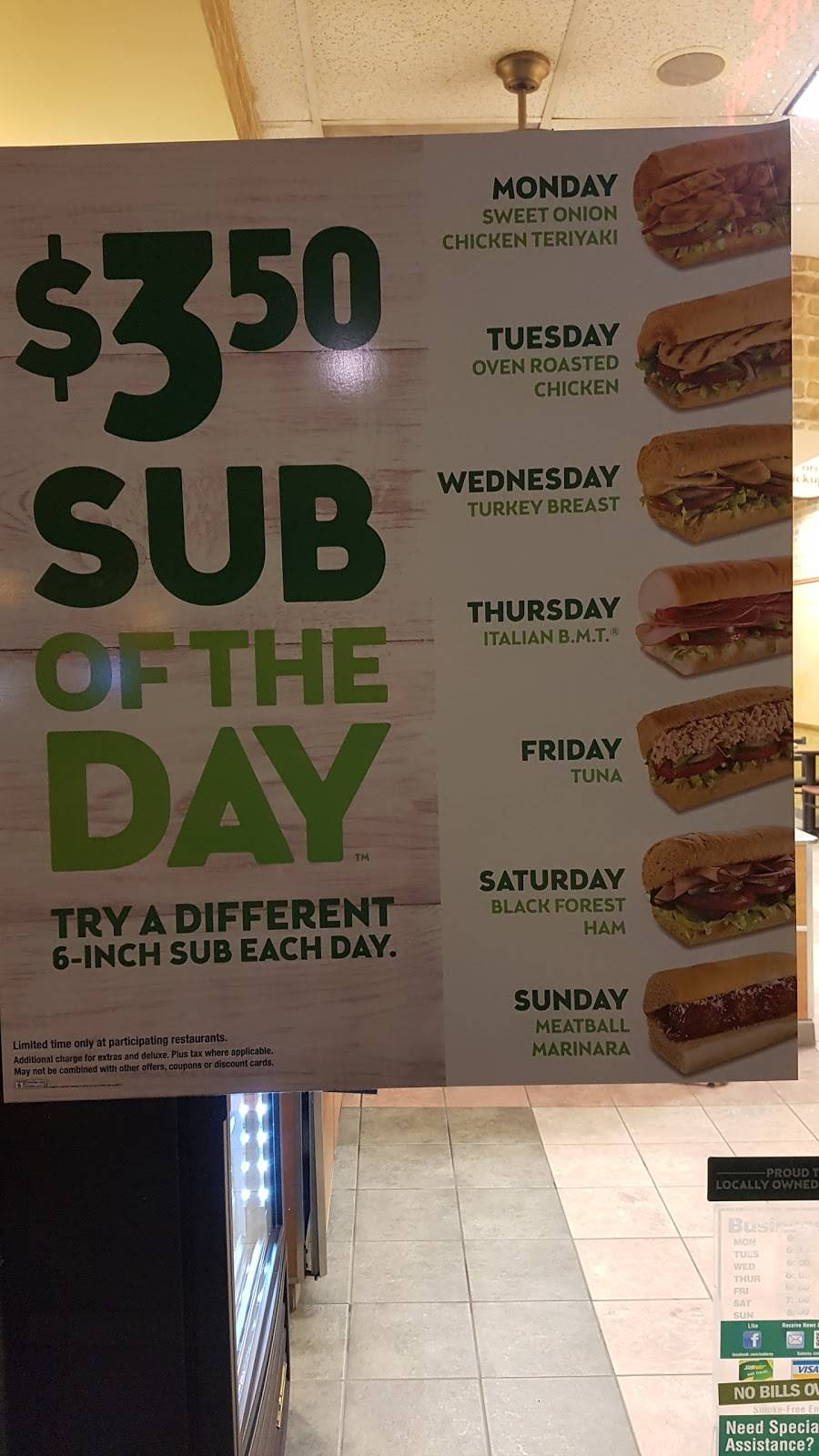 Subway Restaurants | restaurant | 309 S Garfield Ave Unit A, Monterey Park, CA 91754, USA | 6265714995 OR +1 626-571-4995