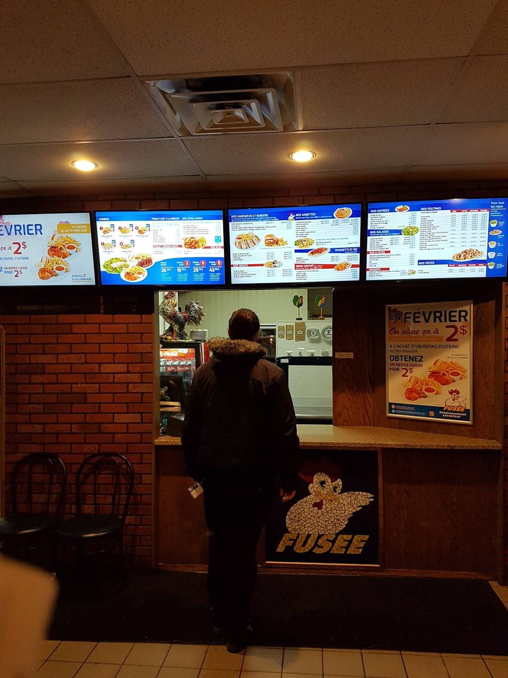 Rôtisseries Fusée | restaurant | 8730 Boulevard Henri-Bourassa, Québec, QC G1G 4E3, Canada | 4186244111 OR +1 418-624-4111