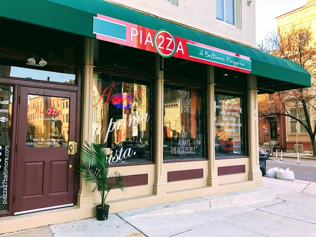 Piazza 27 Baltimore | restaurant | 900 Cathedral St, Baltimore, MD 21201, USA | 4435521888 OR +1 443-552-1888
