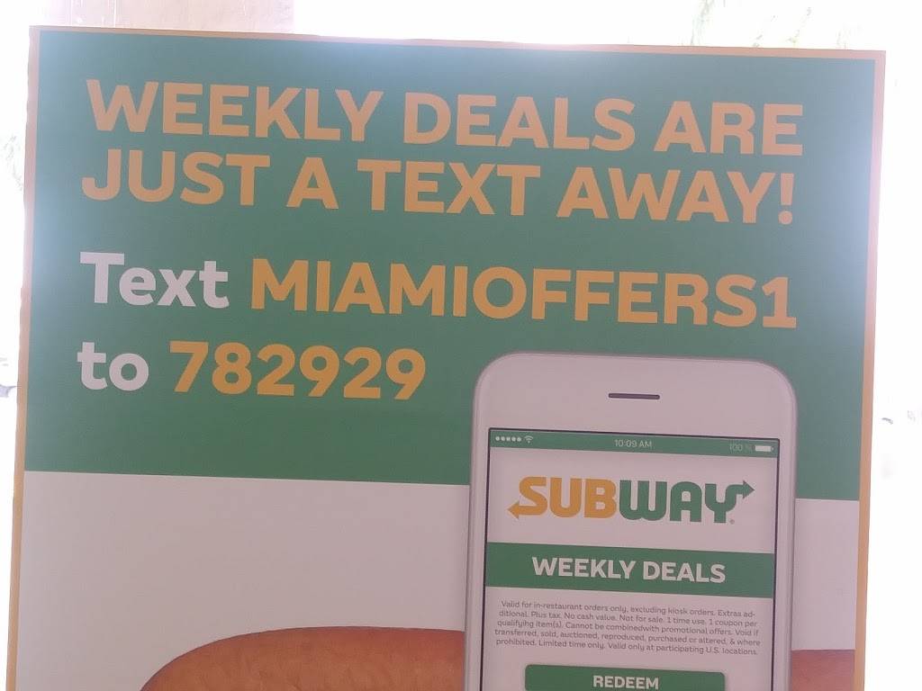 Subway | restaurant | 1485 NE 1st Ave, Florida City, FL 33034, USA | 7863495585 OR +1 786-349-5585