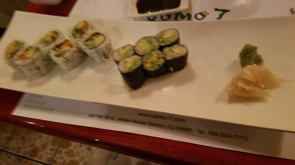 Domo 7 Japanese Restaurant | restaurant | 547 US-22, Whitehouse Station, NJ 08889, USA | 9085347773 OR +1 908-534-7773