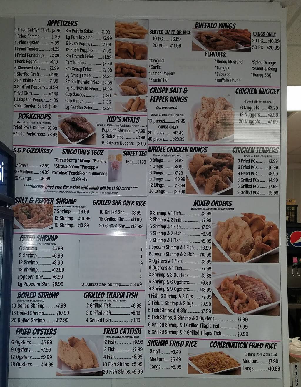 Kickin Chicken | restaurant | 1280 N M L King Jr Pkwy, Beaumont, TX 77701, USA | 4098389838 OR +1 409-838-9838