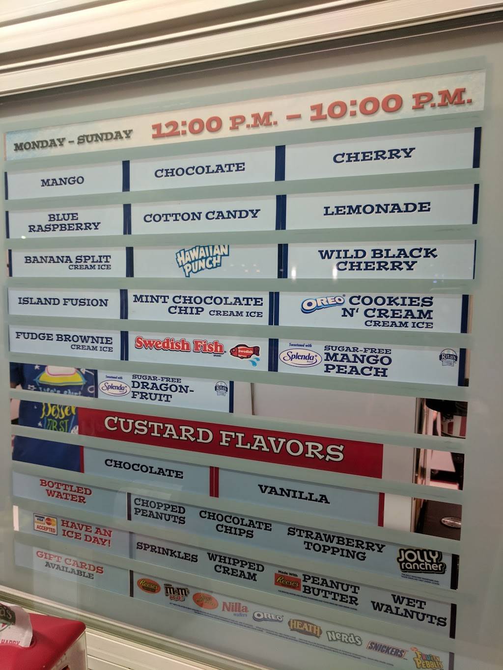 Ritas Italian Ice & Frozen Custard | restaurant | 1380 Easton Rd #1, Warrington, PA 18976, USA | 2153435650 OR +1 215-343-5650