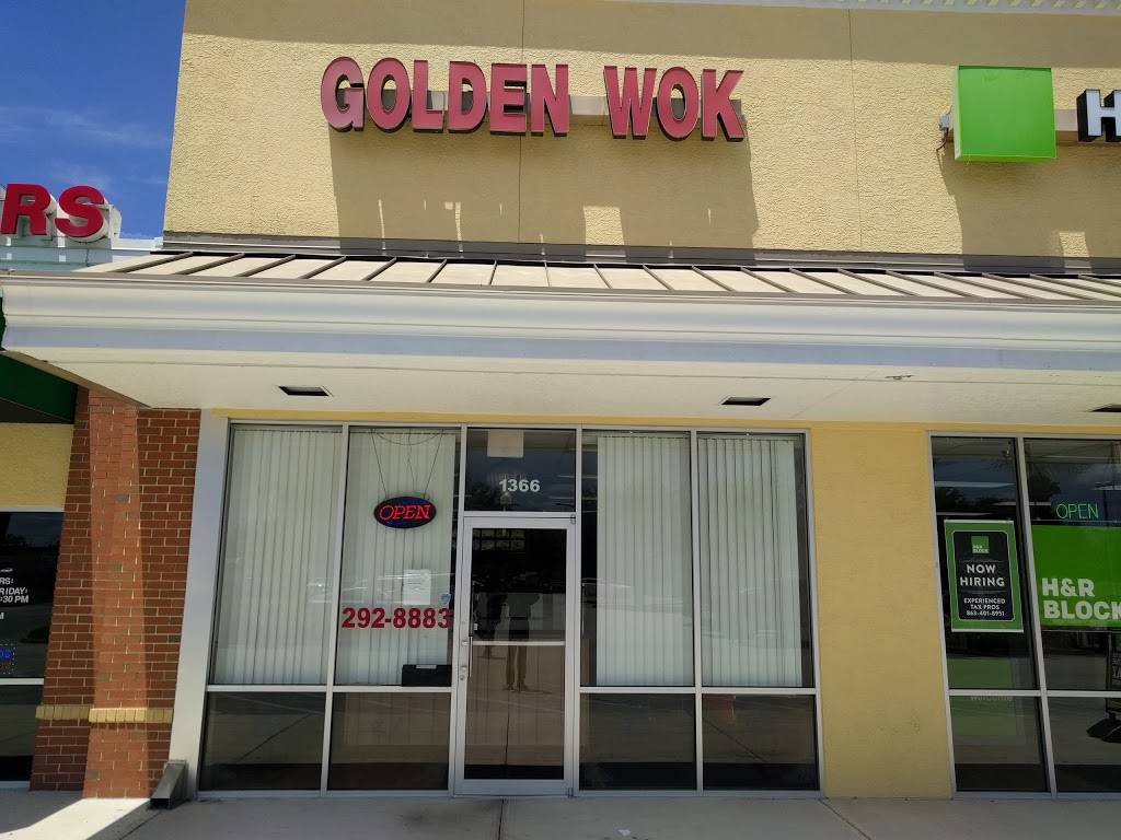 Golden Wok | restaurant | 1366 6th St NW, Winter Haven, FL 33881, USA | 8632928883 OR +1 863-292-8883