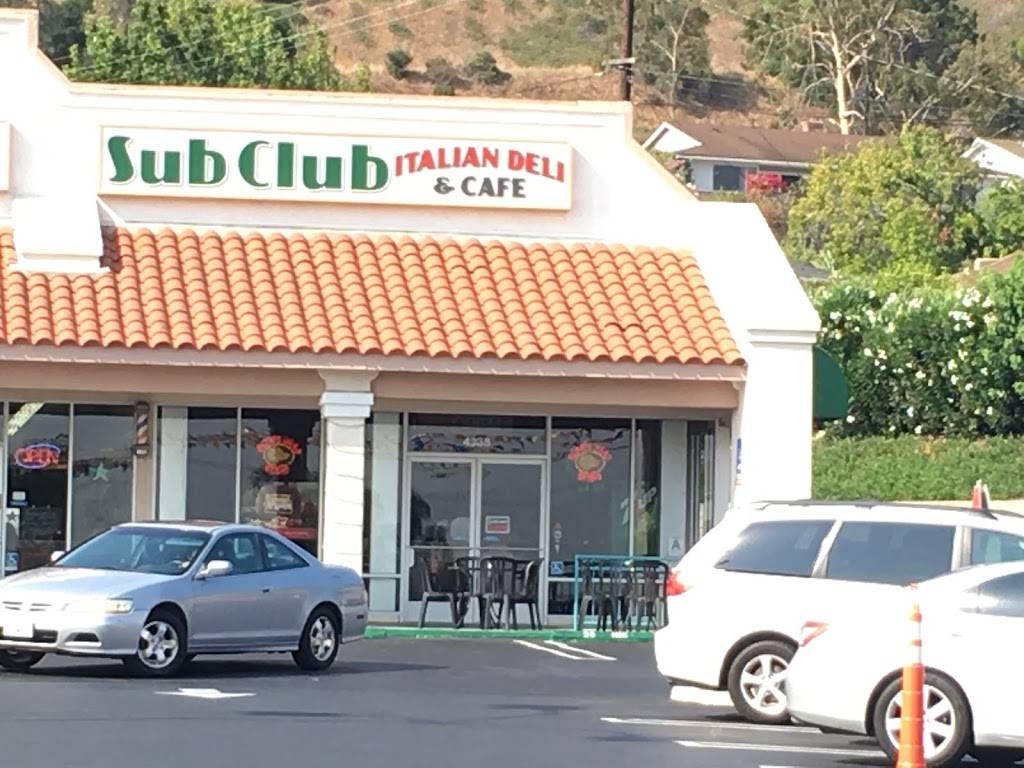 Sub Club Italian Deli | restaurant | 4338 Pacific Coast Hwy, Torrance, CA 90505, USA | 3103730993 OR +1 310-373-0993