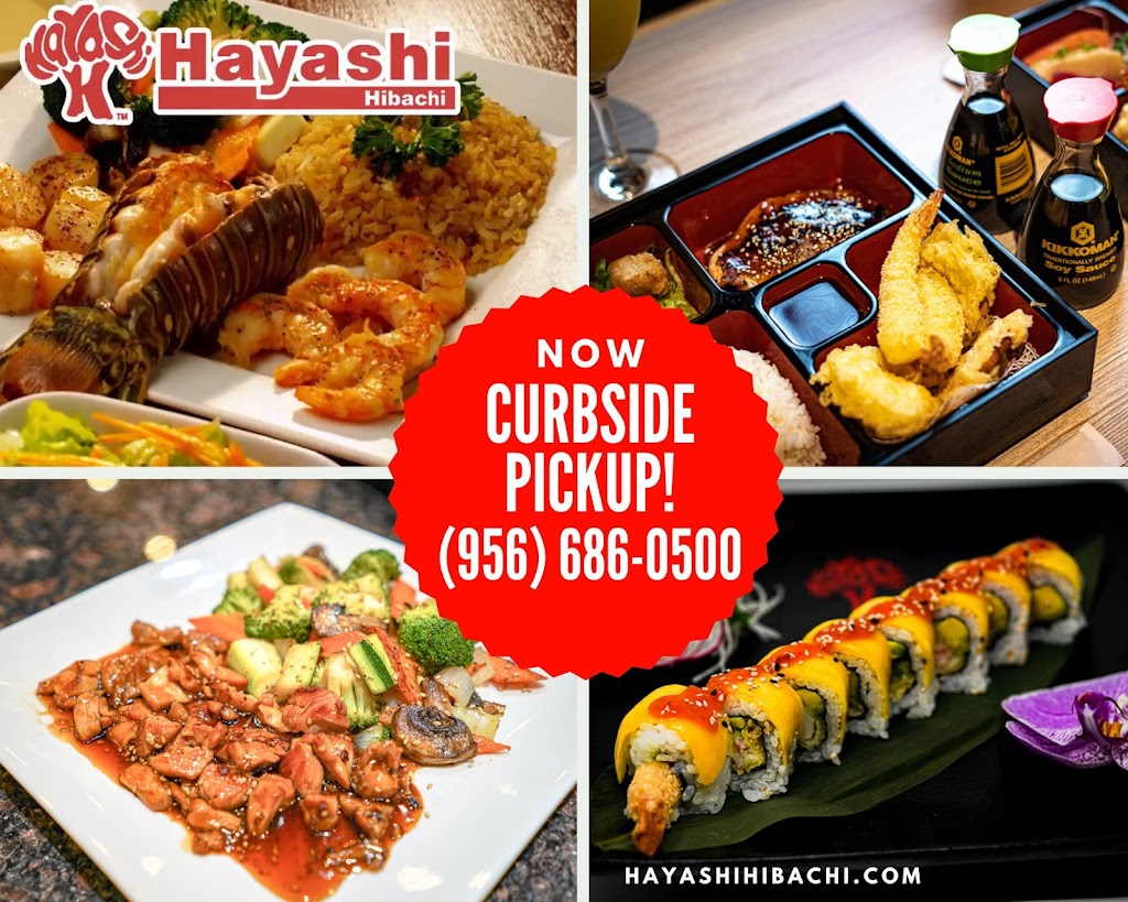 Hayashi Hibachi | restaurant | 5600 N 10th St, McAllen, TX 78504, USA | 9566860500 OR +1 956-686-0500