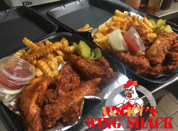 Rockys Wing Shack | restaurant | 1601 9th Ave N, Nashville, TN 37208, USA | 6154982808 OR +1 615-498-2808