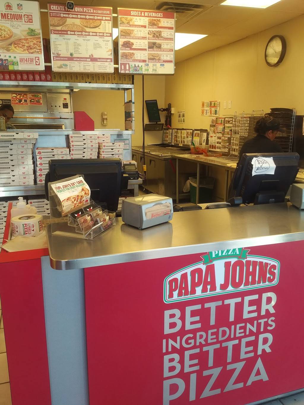 Papa Johns Pizza | restaurant | 3200 Central Ave, Lake Station, IN 46405, USA | 2199637272 OR +1 219-963-7272