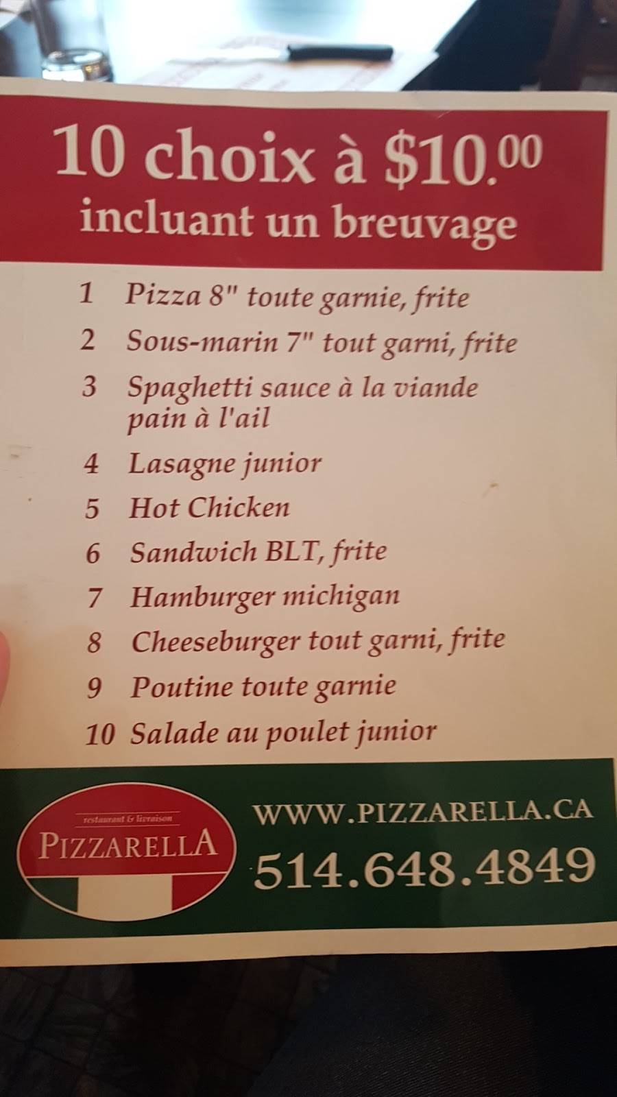 Pizzarella Restaurant | restaurant | 9580 Boul Henri-Bourassa E, Montréal-Est, QC H1E 2S4, Canada | 5146484849 OR +1 514-648-4849