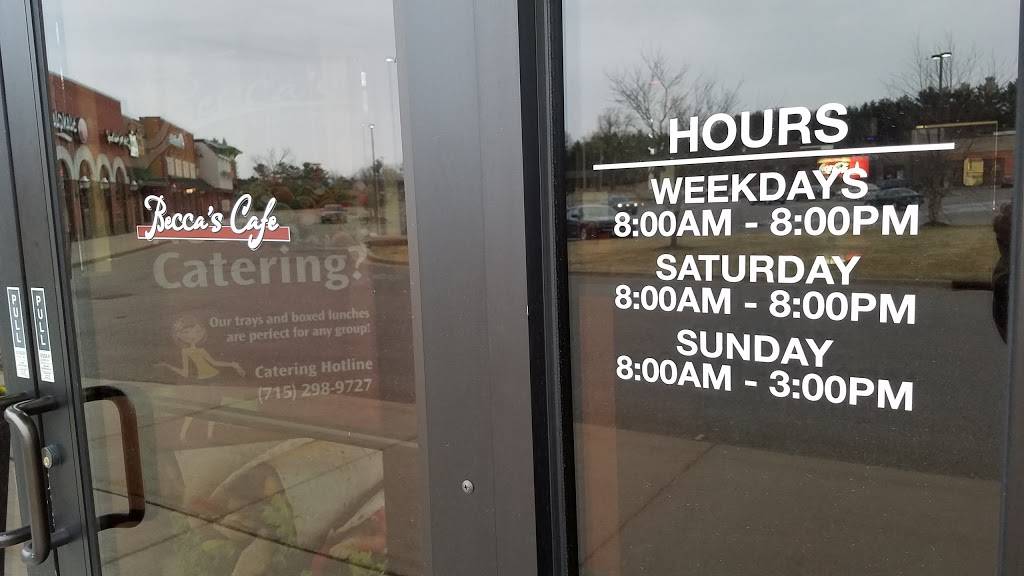 Beccas Cafe, Bistro & Catering | restaurant | 4002 Schofield Ave, Weston, WI 54476, USA | 7152981562 OR +1 715-298-1562