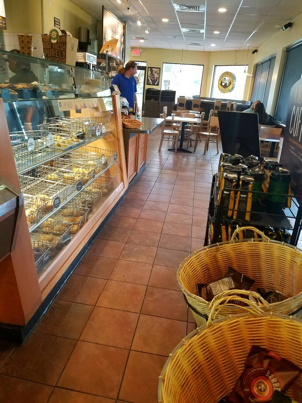 Einstein Bros. Bagels | cafe | 9346 4th St N, St. Petersburg, FL 33702, USA | 7275789800 OR +1 727-578-9800