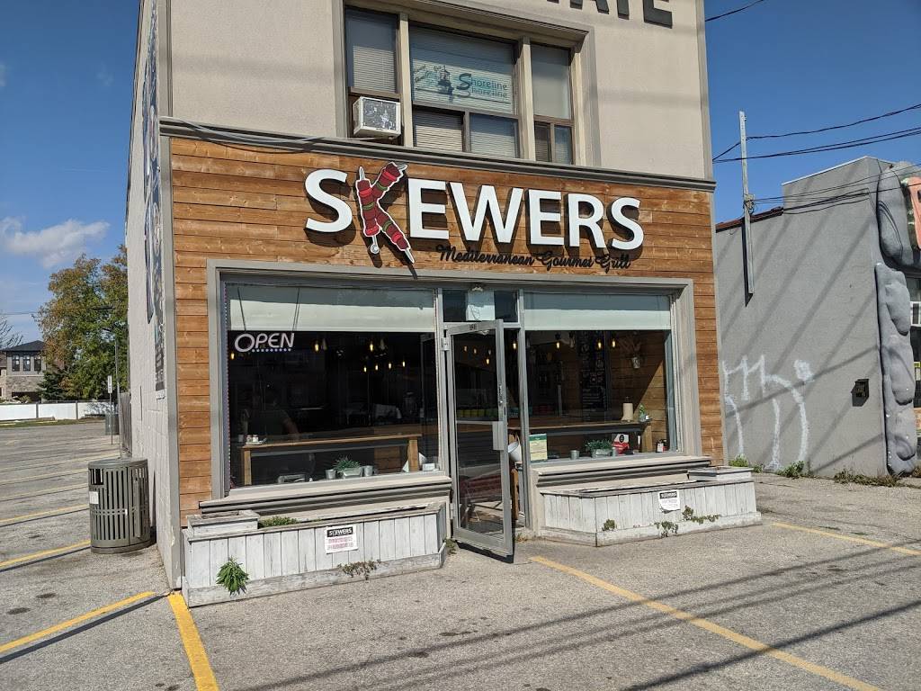 Skewers Grill | restaurant | 723 Lakeshore Rd E, Mississauga, ON L5G 1J7, Canada | 9059900551 OR +1 905-990-0551