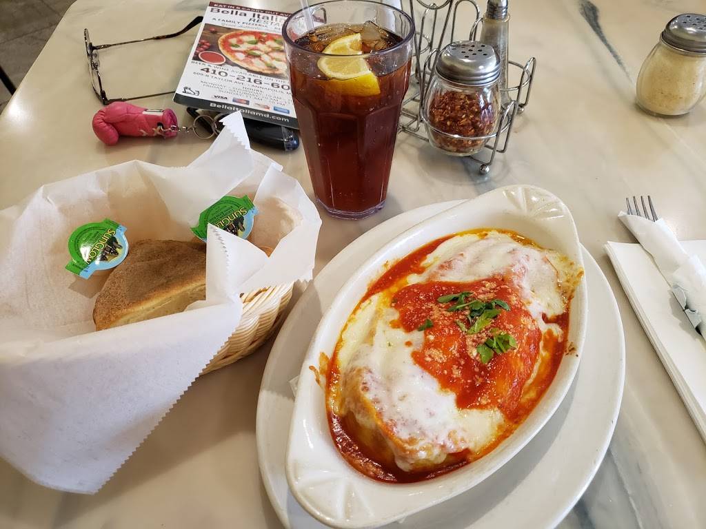 Bella Italia | restaurant | 609 Taylor Ave, Annapolis, MD 21401, USA | 4102166061 OR +1 410-216-6061