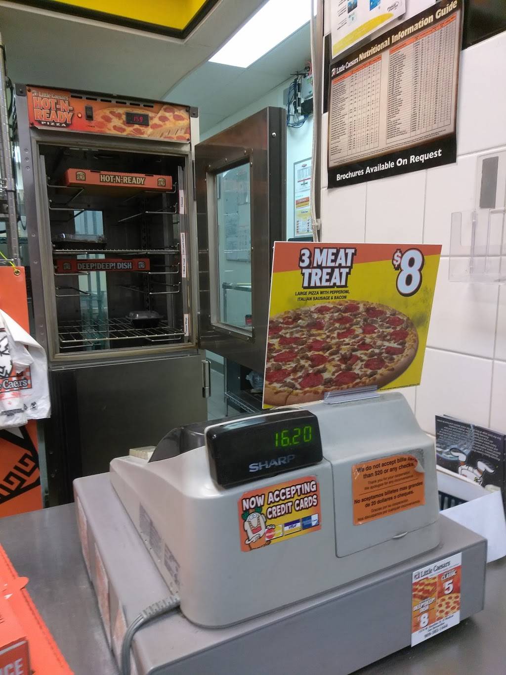 Little Caesars Pizza | meal takeaway | 1574 W Base Line St, San Bernardino, CA 92411, USA | 9093831444 OR +1 909-383-1444