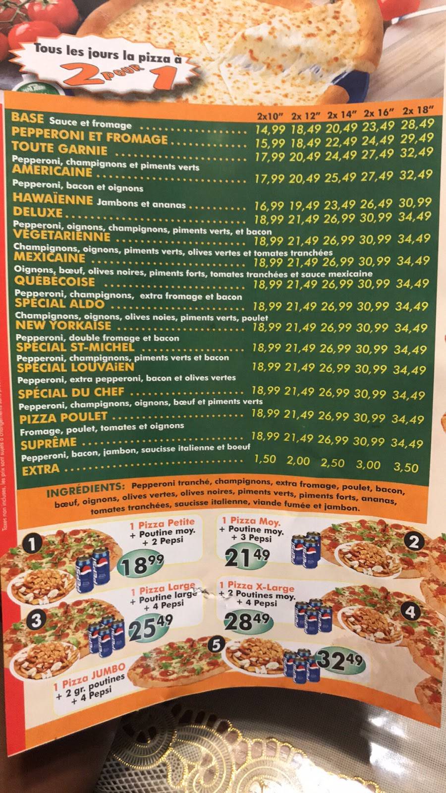 Aldo Pizza | restaurant | 9213 Boulevard Saint-Michel, Montréal, QC H1Z 3G7, Canada | 5143238323 OR +1 514-323-8323