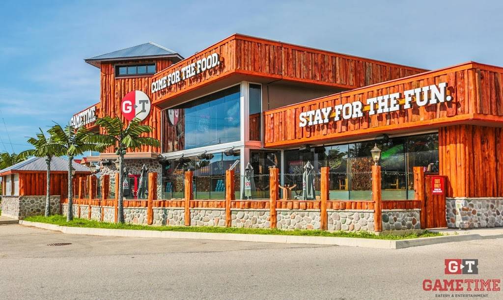 Gametime Eatery & Entertainment | restaurant | 141 King George Rd, Brantford, ON N3R 5K7, Canada | 5197500555 OR +1 519-750-0555